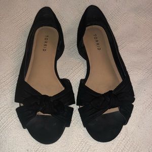Torrid Open Toe Flats Size 7.5 W